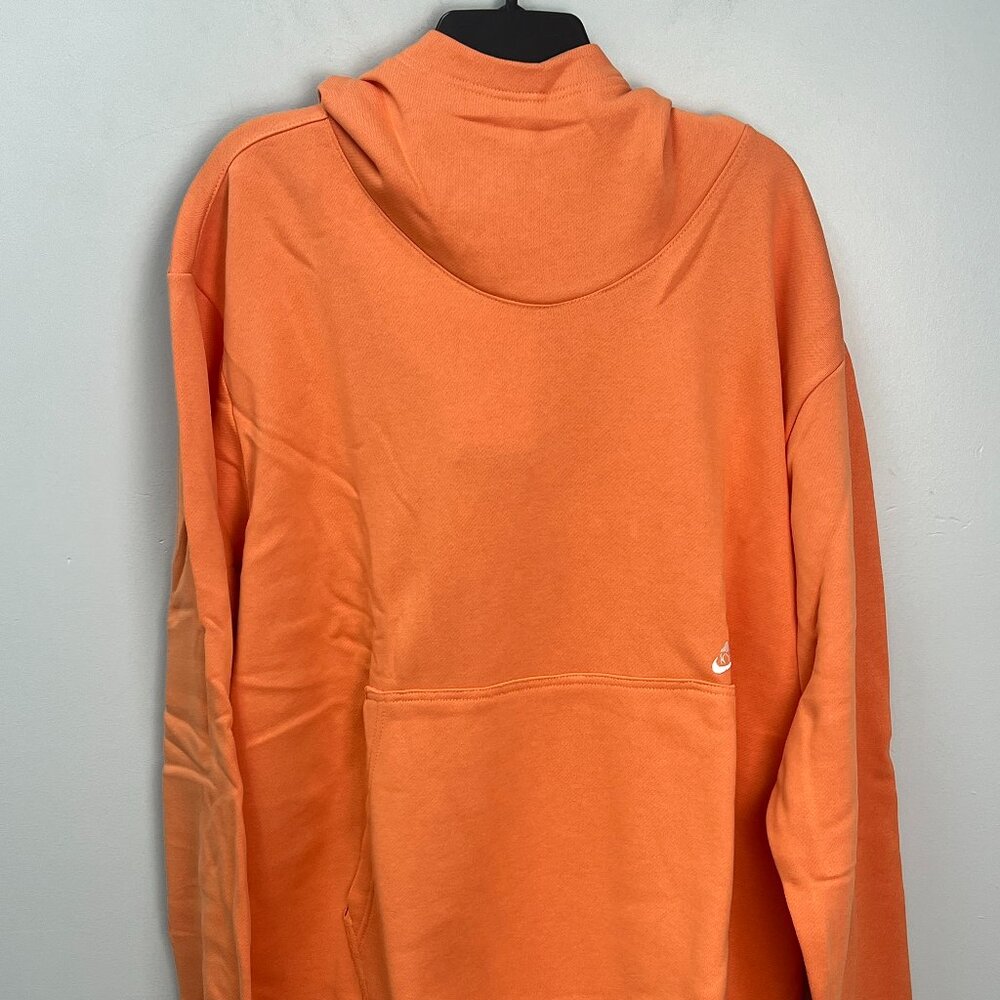 Nike Kyrie Basketball Pullover Oversized Fit Orange Hoodie DQ6111-871 Size XL